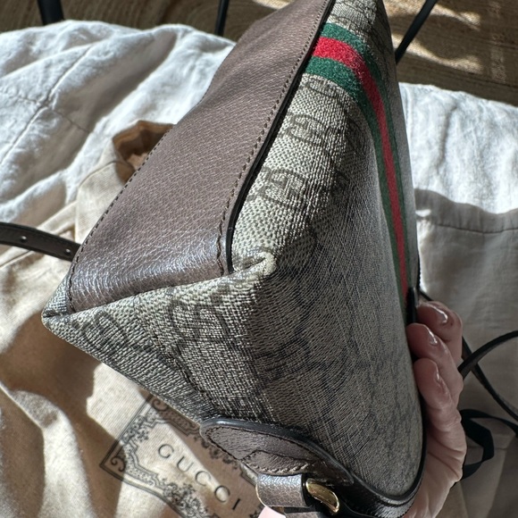 Gucci Beige and Brown Crossbody Bag - Picture 9 of 11